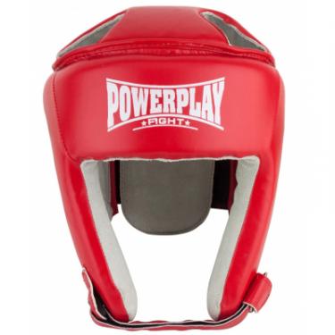 Боксерский шлем PowerPlay 3084 M Red Фото 1