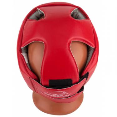 Боксерский шлем PowerPlay 3084 M Red Фото 4