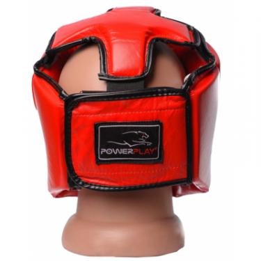 Боксерский шлем PowerPlay 3049 XL Red Фото 3