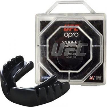 Капа Opro Junior Snap-Fit UFC Hologram Black Фото