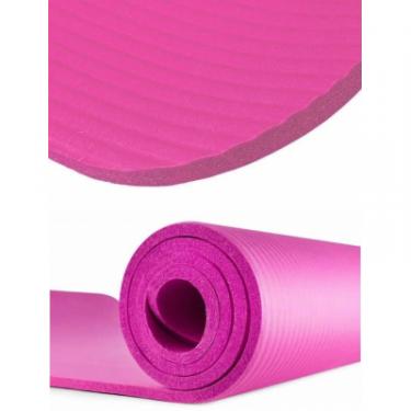 Коврик для фитнеса Power System Fitness Yoga Mat PS-4017 Pink Фото 3