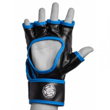 Перчатки для MMA PowerPlay 3055 XL Black/Blue Фото 1