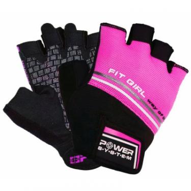 Перчатки для фитнеса Power System Fit Girl Evo PS-2920 XS Pink Фото