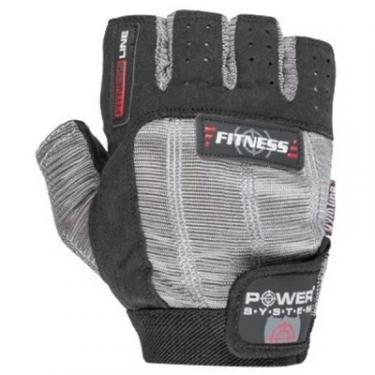 Перчатки для фитнеса Power System Fitness PS-2300 S Grey/Black Фото