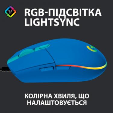Мышка Logitech G102 Lightsync USB Blue Фото 1