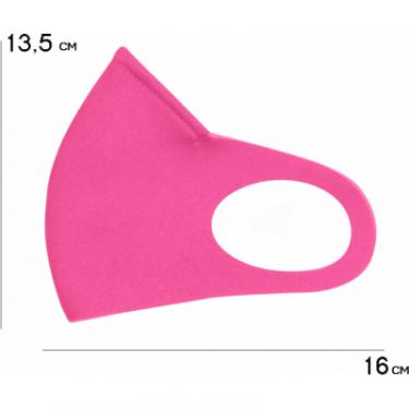 Защитная маска для лица Red point Розовая М Фото 3