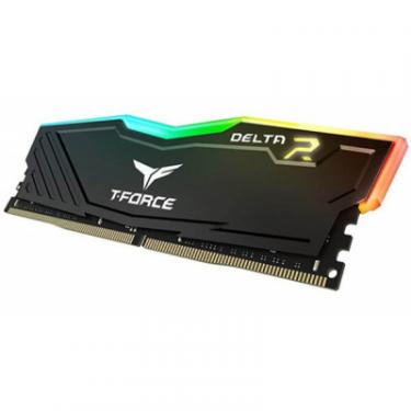 Модуль памяти для компьютера Team DDR4 8GB 3200 MHz T-Force Delta Black RGB Фото 1