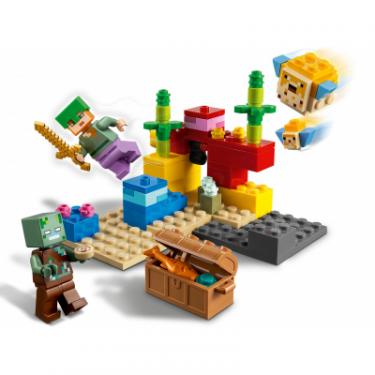 Конструктор LEGO Minecraft Коралловый риф 92 детали Фото 2