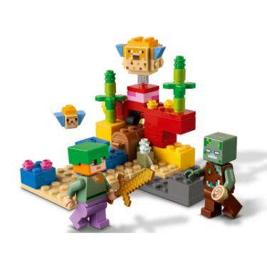 Конструктор LEGO Minecraft Коралловый риф 92 детали Фото 3