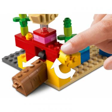 Конструктор LEGO Minecraft Коралловый риф 92 детали Фото 4