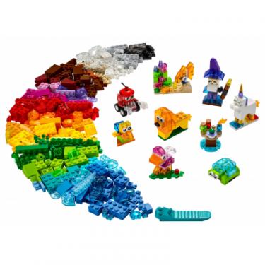 Конструктор LEGO Classic Прозрачные кубики для творчества 500 детал Фото 1