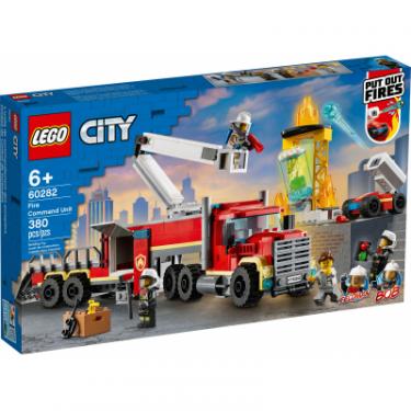 Конструктор LEGO City Fire Пожарный командный пункт 380 деталей Фото