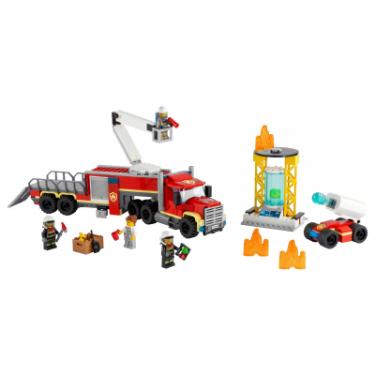 Конструктор LEGO City Fire Пожарный командный пункт 380 деталей Фото 1