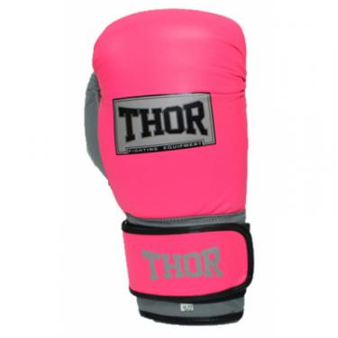 Боксерские перчатки Thor Typhoon 16oz Pink/White/Grey Фото 1
