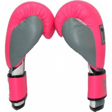 Боксерские перчатки Thor Typhoon 16oz Pink/White/Grey Фото 3