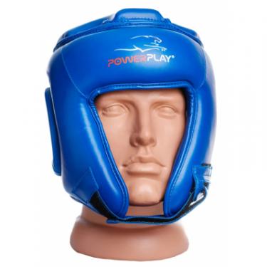 Боксерский шлем PowerPlay 3045 L Blue Фото 1