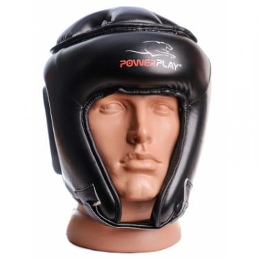 Боксерский шлем PowerPlay 3045 M Black Фото 2
