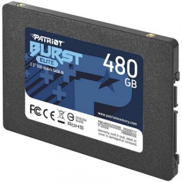Накопитель SSD Patriot 2.5" 480GB Burst Elite Фото 2