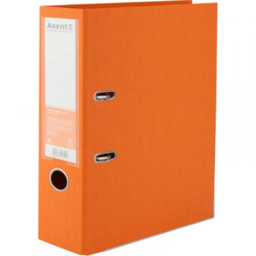Папка - регистратор Axent Prestige+ А4 7,5 см Арочный оранжевая Фото