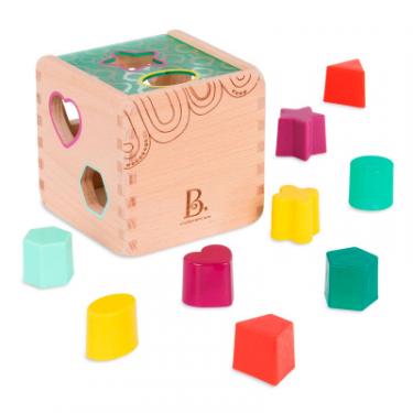 Развивающая игрушка Battat деревянная игрушка-сортер - Волшебный куб Фото 1