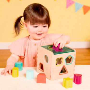 Развивающая игрушка Battat деревянная игрушка-сортер - Волшебный куб Фото 4