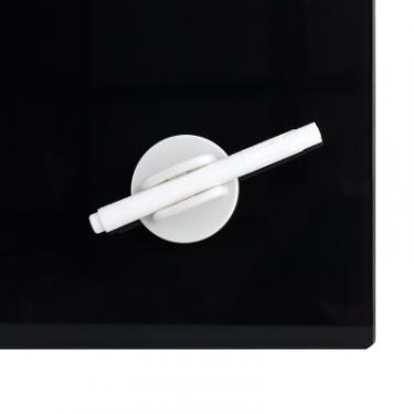 Офисная доска Axent скляна магнітно-маркерна 60х90 см, чорна Фото 2