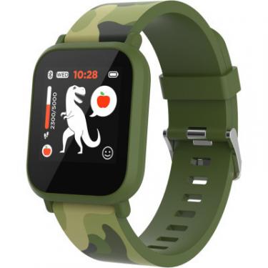 Смарт-часы Canyon CNE-KW33GB Kids smartwatch Green My Dino Фото