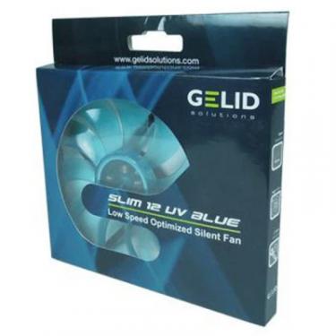 Кулер для корпуса Gelid Solutions Slim 12 UV Blue 120 mm Фото 2