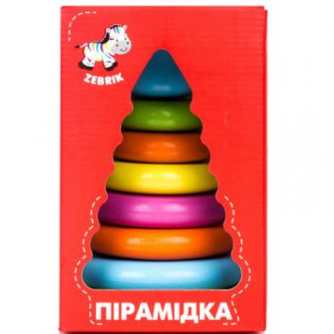 Развивающая игрушка Vladi Toys Пирамидка большая цветная Фото
