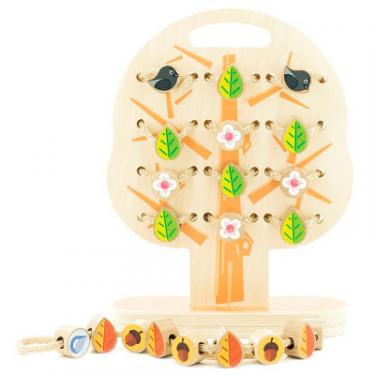 Развивающая игрушка Мир деревянных игрушек Шнуровка Дерево Фото