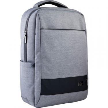 Рюкзак школьный GoPack Сity 168 серый Фото 1