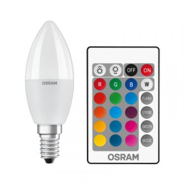 Лампочка Osram LED В40 4.5W 470Lm 2700К+RGB E14 пульт ДУ Фото 1