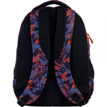 Рюкзак школьный GoPack Сity 161-1 черный, оранжевый Фото 2