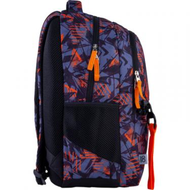 Рюкзак школьный GoPack Сity 161-1 черный, оранжевый Фото 4