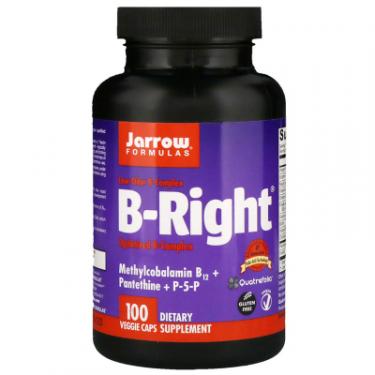 Витамин Jarrow Formulas Витамины В-комплекс, B-Right, 100 гелевых капсул Фото