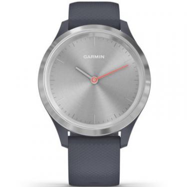 Смарт-часы Garmin vivomove 3S, Silver, Granite Blue, Silicone Фото 5