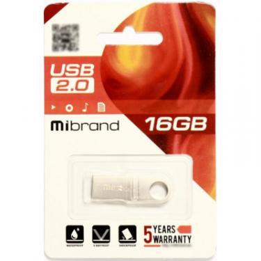 USB флеш накопитель Mibrand 16GB Puma Silver USB 2.0 Фото 1