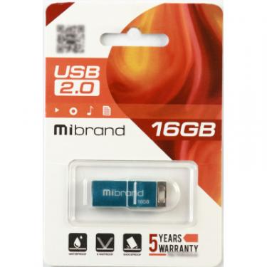USB флеш накопитель Mibrand 16GB Сhameleon Light Blue USB 2.0 Фото 1