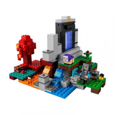 Конструктор LEGO Minecraft Разрушенный портал 316 деталей Фото 3
