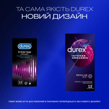 Презервативы Durex Intense Orgasmic рельєфні з стимулюючим гелем-змаз Фото 3