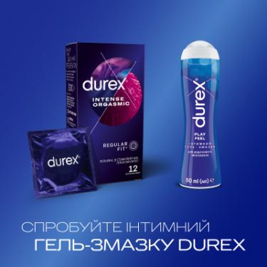 Презервативы Durex Intense Orgasmic рельєфні з стимулюючим гелем-змаз Фото 4