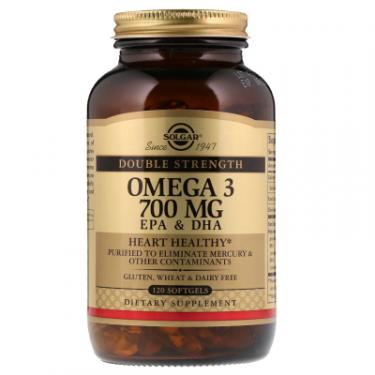 Жирные кислоты Solgar Омега-3, ЭПК и ДГК, Triple Strength, 700 мг, 120 Фото