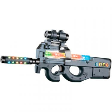 Игрушечное оружие ZIPP Toys Автомат свето-звуковой FN P90, черный Фото