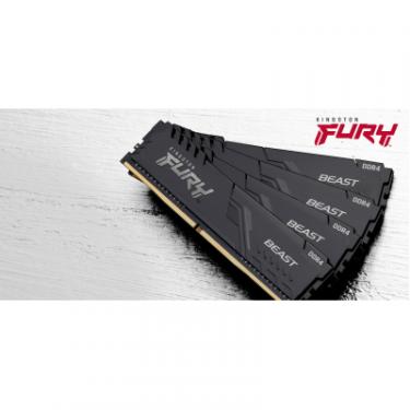 Модуль памяти для компьютера Kingston Fury (ex.HyperX) DDR4 8GB 2666 MHz Fury Beast Black Фото 4