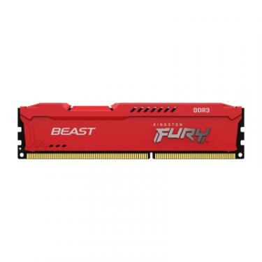 Модуль памяти для компьютера Kingston Fury (ex.HyperX) DDR3 8GB (2x4GB) 1600 MHz Fury Beast Red Фото 1