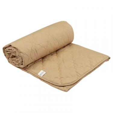 Одеяло Руно Шерстяное бежевое облегченное 172х205 см Фото