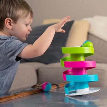 Развивающая игрушка Fat Brain Toys Трек-балансир для шариков Wobble Run Фото 6