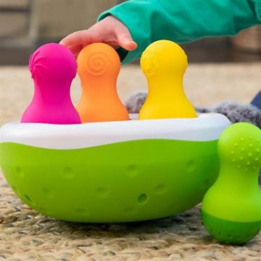 Развивающая игрушка Fat Brain Toys Сортер-балансир Неваляшки Spinny Pins Фото 6