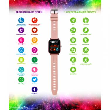 Смарт-часы Amico GO FUN Pulseoximeter and Tonometer pink Фото 2