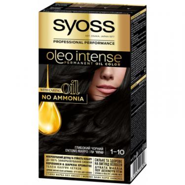 Краска для волос Syoss Oleo Intense 1-10 Глубокий черный 115 мл Фото